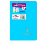 Carnet piqué Koverbook Neon 11x17cm 96 pages petits carreaux couverture polypropylène opaque - Assortis