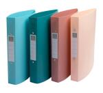 Classeur semi-rigide 2 anneaux PP recyclé Skandi - Couleurs assorties