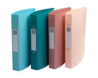 Classeur semi-rigide 2 anneaux PP recyclé Skandi - Couleurs assorties