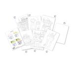 Bloc collé Aquarelle Prédessiné Gourmandises A5 15F 300g