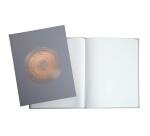Guest book 100p gold 27x22 Ellipse grey