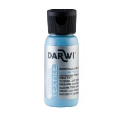 DARWI Flacon de 50 ml de Peinture Textile Opaque - Bleu clair