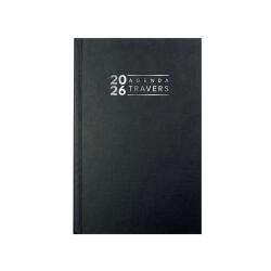 Agenda bureau Carré Travers 13,5 x 21 cm Journalier Janvier à décembre 2026 - Couleurs assorties
