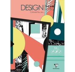 DESIGN HOME BOOK, Bloc de 12 feuilles 250g/m2 au format 30x40cm