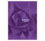 7000, Notitieschrift harde kaft genaaid 24x32cm 144 blad séyès 70g. - Geassorteerde kleuren