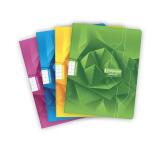 Cahier piqué 7000 17x22 cm 32 pages grands carreaux 70 g - Assortis