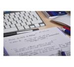 Meeting Book cahier reliure intégrale A4+ 160 pages détachables Couleur aléatoire - Assortis