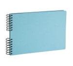 Album photos à spirales 50 pages noires - Format 32x22cm - AQUAREL - Couleurs assorties