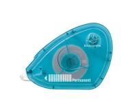 Adhesivo doble cara (expositor de 6) 10x7 cm - Rollo de 13 m - Turquesa