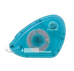 Adhesivo doble cara (expositor de 6) 10x7 cm - Rollo de 13 m - Turquesa