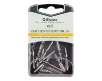 Boîte 15 plumes dessin souple et fine (66B)