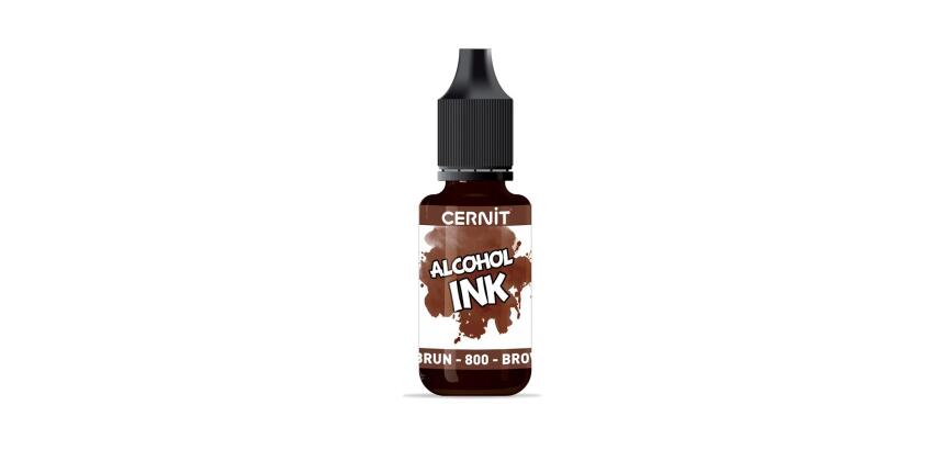 Cernit encre à l'alcool 20 ml Brun - Brun