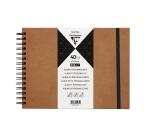 Album à personnaliser de 40 feuilles 200g/m2 au format 27x20cm - Kraft