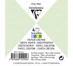 PAPIER CRÉPON IGNIFUGÉ, 4 bandes au format 5cmx10m - Assortiment printanier