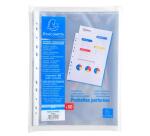 Estuche Exacompta de 50 fundas multitaladros polipropileno liso 6/100º - A4