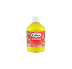 ACRYLIQUE MATE 500 ML JAUNE PRIMAIRE - Jaune