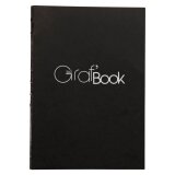 Graf'Book 360° carnet cousu dos brut 100F A4 100g F - Noir