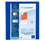 Classeur PP personnalisable Kreacover - 4 anneaux en D 40mm - A4 maxi