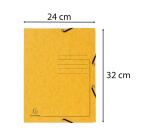 Chemise à élastique 3 rabats carte lustrée 355gm2 - A4