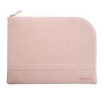 Rhodiarama pochette zippée en simili cuir - taille L (21x28 cm) - Touche de rose