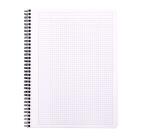 Notebook Rhodia Classic reliure intégrale & 22,5x29,7 cm 160 pages petits carreaux 5x5 avec cadre en-tête détachables perforation 4 trous 80g - Assortis