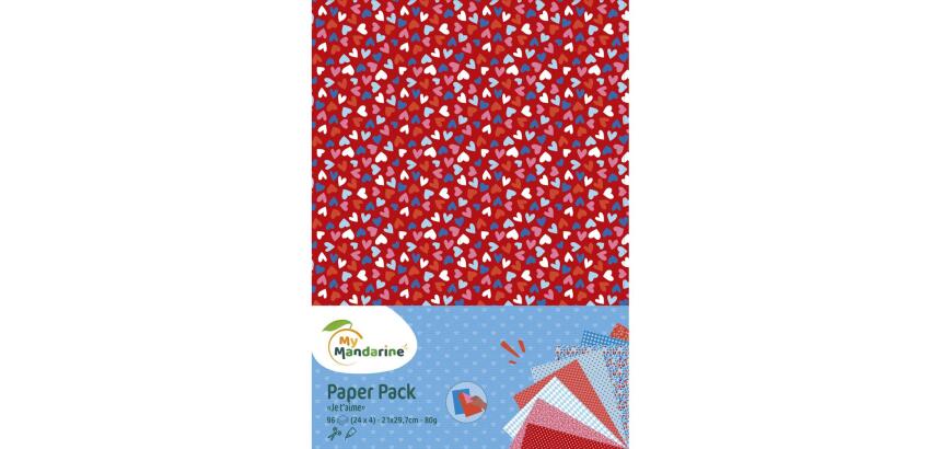 Paper Pack, Amour - Multicolore