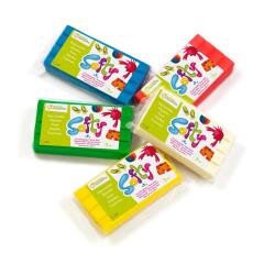 Softy-lot 5 pains 500g - couleur de base - Multicolore