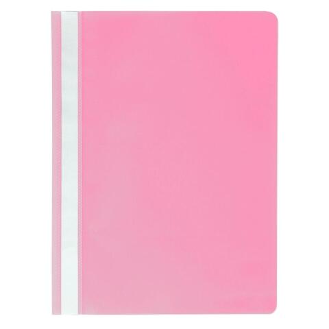 Carpeta de presentación con fástener Exacompta Cubierta Polipropileno12/100º capacidad 30 hojas rosa