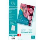 Bolsa de 10 Dossiers con uñero A4 12/100e Polipropileno piel de naranja - Cristal