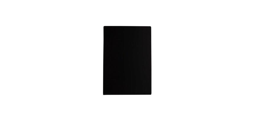 Support visuel en ardoise incliné A6 - Noir