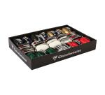 Plat. 24 oeufs mat 10mx7mm ss coque Noël - Assortiment