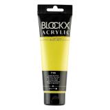 Peinture acrylique fine tube 120ml - Jaune blockx
