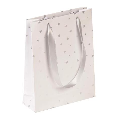 Valentine, sac moyen 17x6x22 cm - Blanc