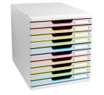 Módulo A4, cajones cerrados + 10 alturas + STOP de seguridad, tamaño: 10 X 26mm Black Office