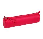 CUIR TEINTÉ Trousse Ø5,5x22 cm Framboise