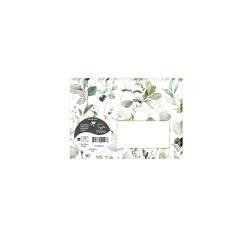 COLLECTION EUCALYPTUS, Paquet de 20 enveloppes imprimées Pollen 114x162mm 120g/m2 - Vert 3 - Vert