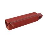Rhodiarama trousse plumier simili cuir italien 23x5x5 cm - Nacarat