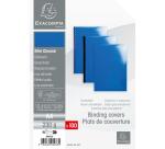 Paquet de 100 couvertures Chromées pour reliure A4 - Bleu