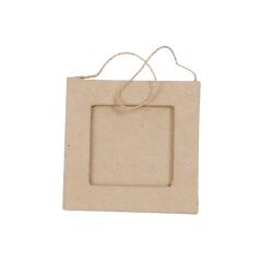 Mini cadre carré 8x8cm - Kraft