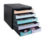 Cassettiera Big Box Maxi 6 cassetti Aquarel - Colori assortiti