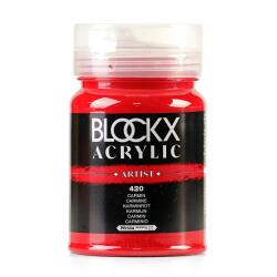 Peinture acrylique fine pot 500ml - Carmin