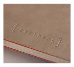 Rhodiarama Goalbook souple A5 240 pages petits carreaux 5x5 papier ivoire 90g - Taupe