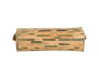 LIÈGE Trousse rectangulaire certifiée VEGAN 21x6x5 cm végétal