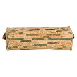 LIÈGE Trousse rectangulaire certifiée VEGAN 21x6x5 cm végétal
