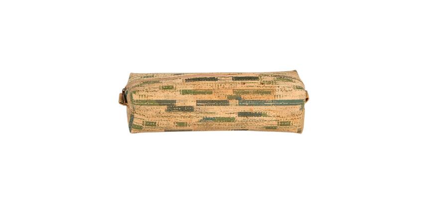 LIÈGE Trousse rectangulaire certifiée VEGAN 21x6x5 cm végétal