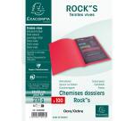 Paquete de 100 Subcarpetas Rock''s 210 g/m2