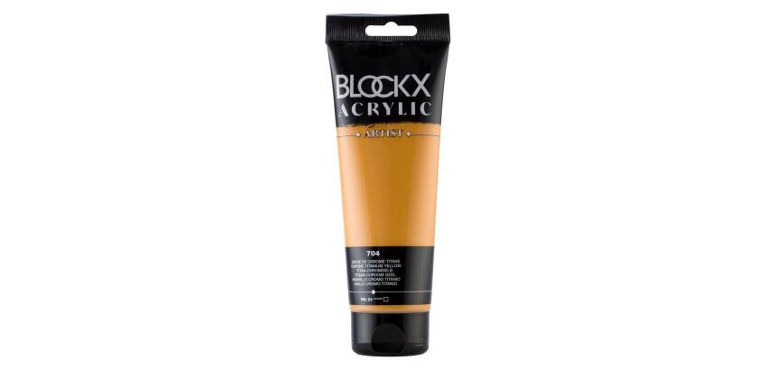 Peinture acrylique fine tube 250ml - Jaune de chrome titane