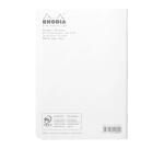 Cahier piqué Rhodia Classic 14,8x21 cm 96 pages dot non détachables 80g - Blanc