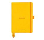 Rhodia Goalbook Hardcover Notebook - Dot - 120 Sheets - 90gsm - Daffodil Yellow