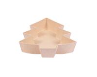 Plateau sapin 17x14x3 cm - Kraft